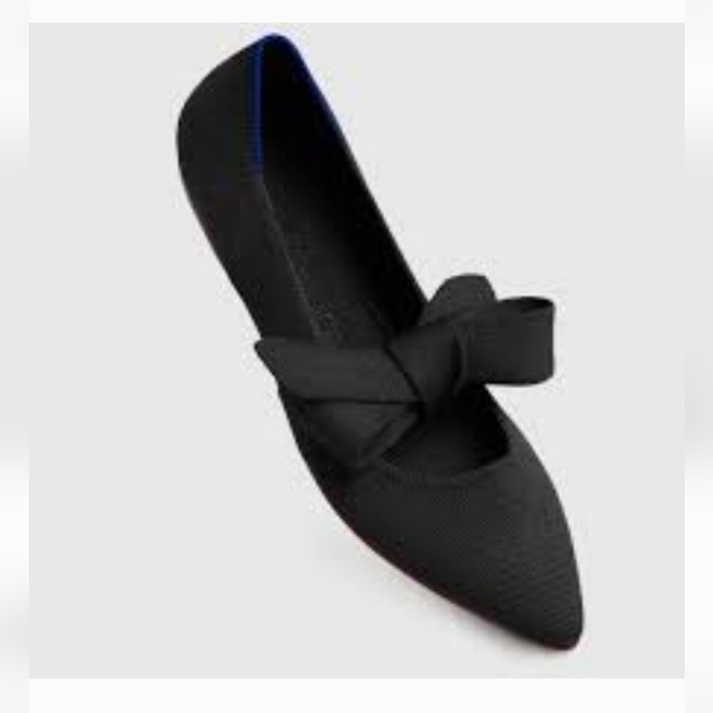 ROTHY'S POINTED MARY JANES WITH BOWS Size 10-11